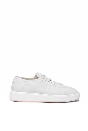 Santoni Hammered Sneakers - White
