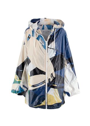 Dior Cruise Collection Printed Hooded Windbreaker Size S