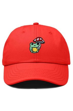 Dalix Mushroom Frog Embroidered Hat at Nordstrom