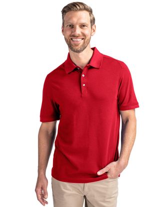 Cutter & Buck Advantage Tri-Blend Pique Mens Polo Shirt