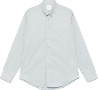Givenchy Camicia con monogramma 72 - Blu