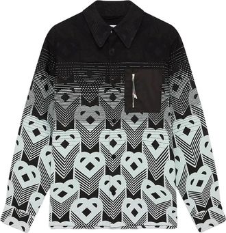 Casablanca Jacquard Workshirt - Heren - Casual Overhemden - Veelkleurig - S - Overhemden