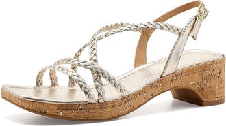 Donald J Pliner Rosalie Womens Sandals Platinum : 5.5 M, Leather