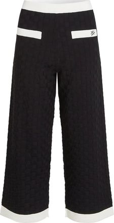 Karl Lagerfeld Pantaloni con profili a contrasto - Nero