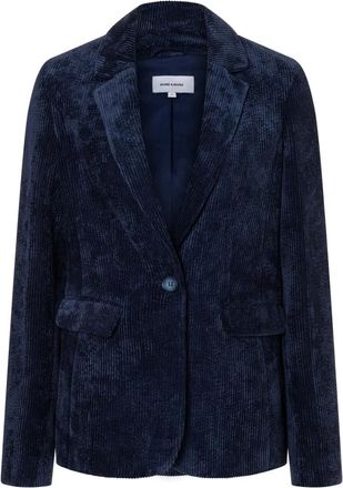 More & More Blazers - Dames - Blazers - Blauw - 2XL - Leer - Jassen