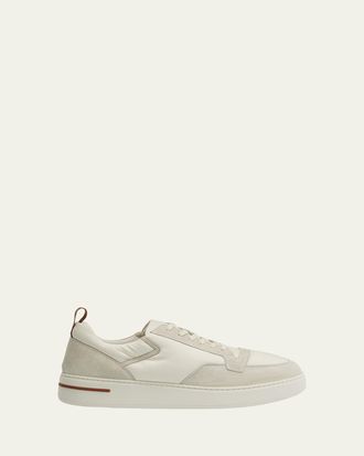 Loro Piana Mens Newport Walk Water-Repellent Sneakers