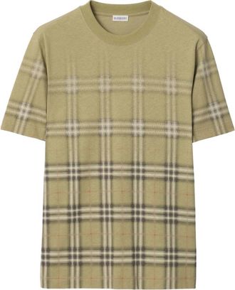 Burberry Gradient Check T-shirt