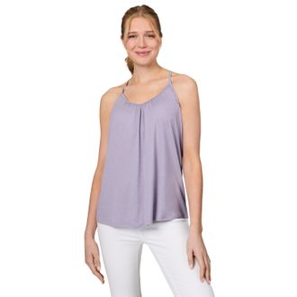 Free Country Womens Microtech Chill B Cool V-Neck Cami Top with Built-In Bra