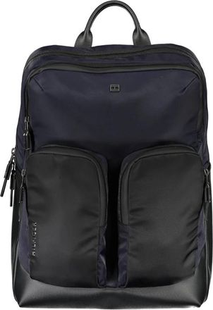 Tommy Hilfiger Blauwe Rugzak Waterafstotend Laptopvak - Heren - Rugzakken - Blauw - ONE Size - Tassen