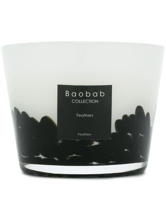 Baobab Feathers scented candle (500g) - unisex - Wax/glass - One Size - Black