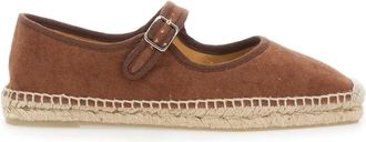 Castaner Schoenen, Dames, Bruin, 40 EU, Katoen, Padua Mary Jane Ballerina