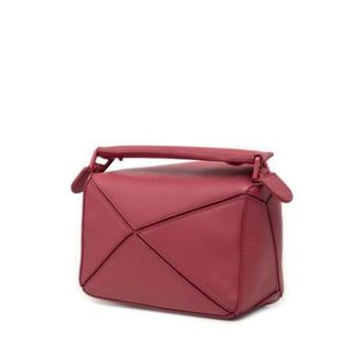 Loewe Pre-owned Handbag- Shoulder bag - Dames - Vintage Handtas - Roze - ONE Size - Leer - Vintage