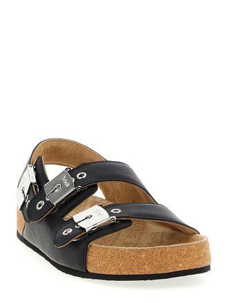 Balenciaga Scholl Sandal - Black