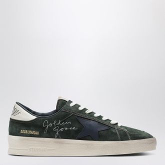 Golden Goose Green and Blue Stardan Sneakers