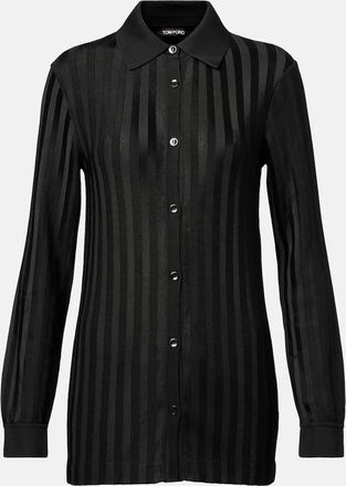 Tom Ford Camicia in maglia a righe