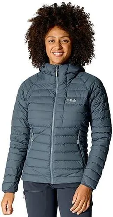 RAB Microlight Windstopper Hoodie - Womens in Steel at Nordstrom, Size X-Small