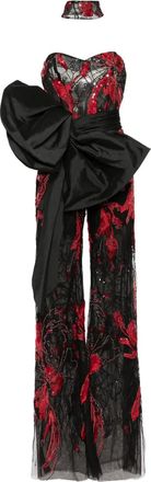 Saiid Kobeisy Tuta intera senza spalline - Nero