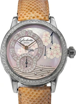 Glash&uuml;tte Original Pre-owned Glashutte Original Star Collection Automatic Diamond Ladies Watch 1-90-00-04-04-04