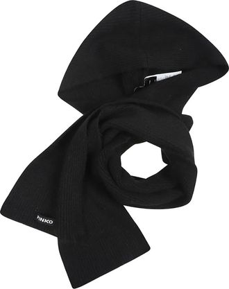 Pinko Sjaal met capuchon - Zwart