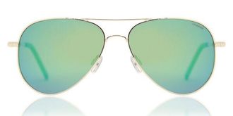 Polaroid PLD 6012/N Polarized J5G/K7 Mens Sunglasses Gold Size 56