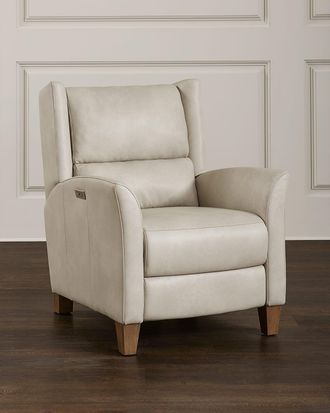 Bernhardt Weller Leather Power-Motion Chair