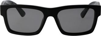 Prada Stijlvolle zonnebril voor trendy look - Heren - Zonnebrillen - Zwart - 56 MM - Accessoires
