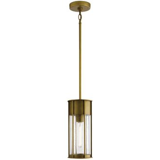 Kichler Kichler - Elstead Camillo 1 Light Outdoor Pendant Painted Natural Brass IP44