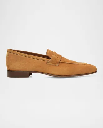 Donald J Pliner Men & apos;s Jayce Suede Penny Loafers