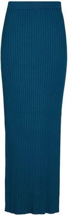 8 by YOOX VISCOSE BLEND PLEATED KNIT MAXI SKIRT