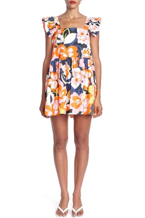 Corey Lynn Calter Jules Mini Dress In Butterfly Flower