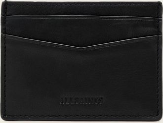 AllSaints Leather Delph Leather Cardholder, Size: One Size
