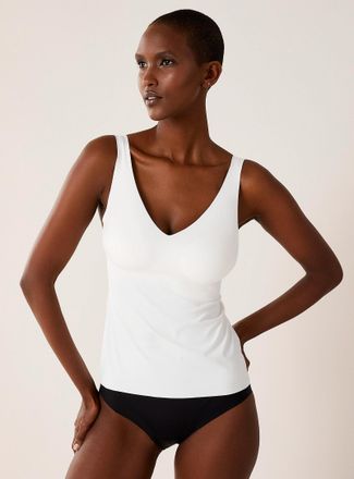 Miiyu Womens Laser-cut padded Cami Top