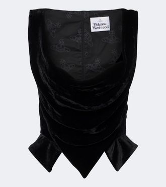 Vivienne Westwood Top Sunday in velluto