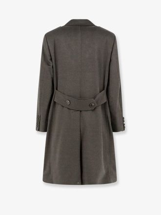 Brunello Cucinelli Mens Coat Virgin Wool Grey