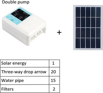 OEM Sistema De Riego Autom&aacute;tico, Bomba Solar, Temporizador Programable, Riego Por Goteo, Para Plantas En Maceta