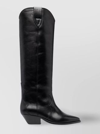 Isabel Marant leather knee-high cowboy boots