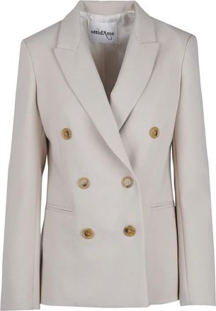 ottod'Ame Giacca doppiopetto - - Jackets - Donna - Beige - XS