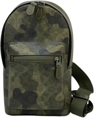Coach Pre-owned Cross Body Bags, male, Green, Size: ONE SIZE Pre-owned Shoulder Bag