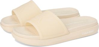 Calvin Klein Peari Womens Sandals Light Natural : 10 M, Synthetic