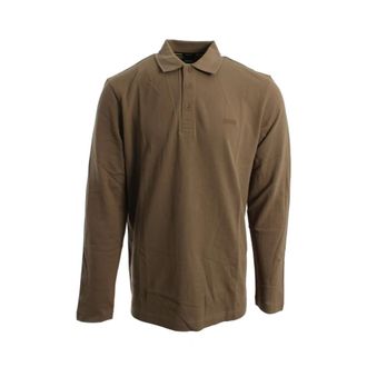 HUGO BOSS Hugo, Polo Shirts, male, Green, Size: XL Plisy Polo Sweater