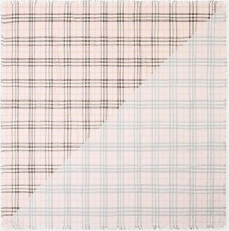 Burberry Check Wool Silk Scarf