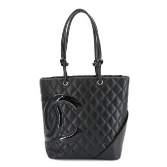 Chanel Black Cambon Ligne Tote Bag (Pre-Owned)