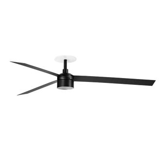 Netlighting Cruiser Recessed 160cm TEK LED Ceiling Fan Matt Black 4000K