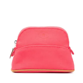 Herm&egrave;s Pre-owned Hermes Mini Canvas Bolide Case Ladies II6JUUJ73OY7NU4Q