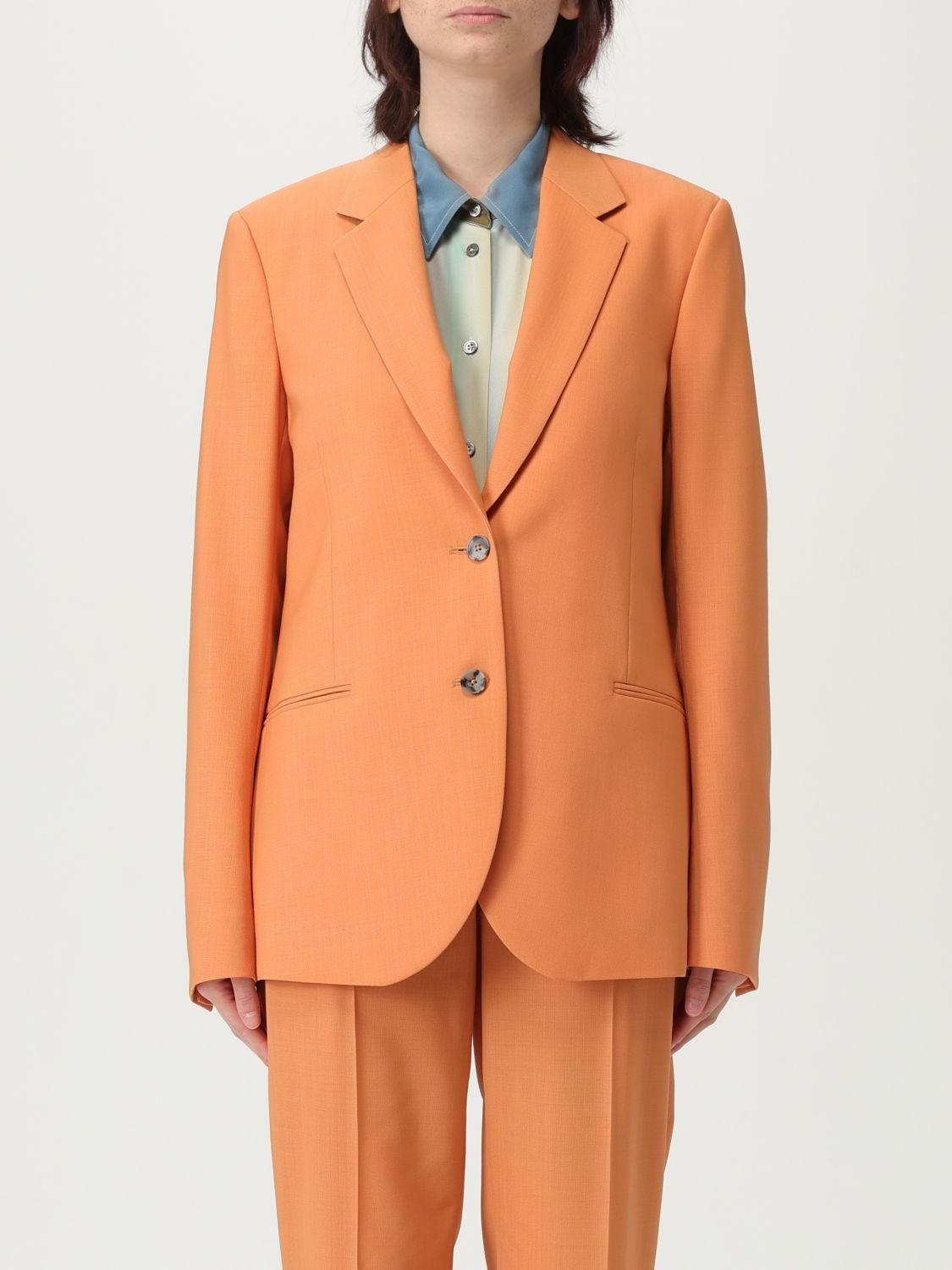 アウターその他 PAUL SMITH Woman Blazer Orange W1R111PP00108 17 Paul Smith Blazer PAUL SMITH Woman color Orange from $716.45