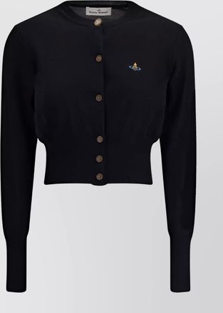 Vivienne Westwood bea cropped cardigan with ribbed structure