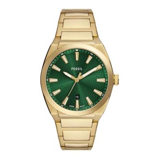 Fossil Accessoires, Heren, Geel, ONE Size, Everett Horloge Fs 6090
