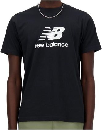 New Balance Sport Essentials Logo T-Shirt T-Shirt f&uuml;r Herren | schwarz