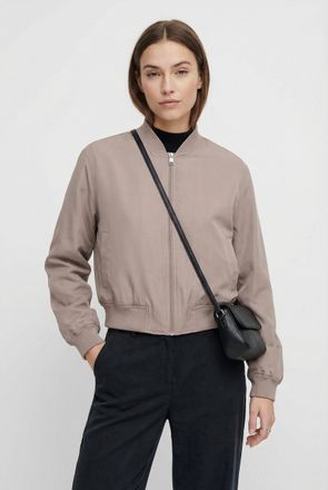 Only Bomberjacke ONLY ONLALMA BOMBER OTW NOOS, Damen, Gr. XS, adobe rose, Web, Obermaterial: 100% Polyester, unifarben, regular fit taillenbedeckt, Rundhal