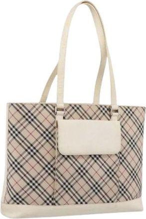 Burberry Bolso Tote Pre-owned Vintage - Pre-owned - Mujer - Beige - ONE SIZE